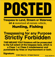 Hunters Gold® Posted Signs